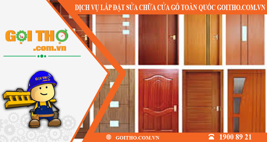 Dịch vụ lắp đặt sửa chữa cửa gỗ toàn quốc tại GOITHO.COM.VN