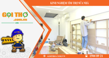 Những lưu ý khi tìm thợ sửa nhà